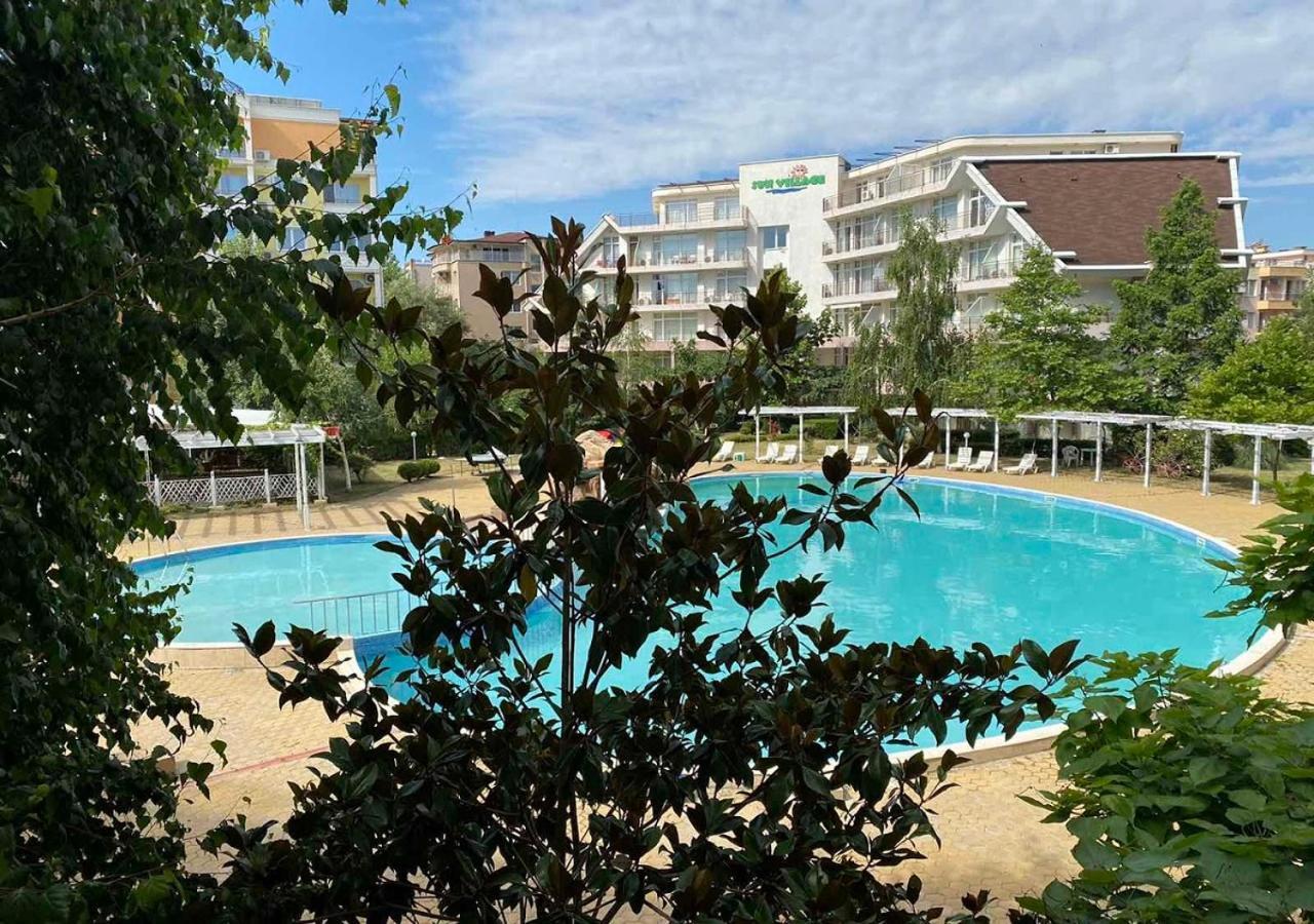 Charis Cozy Family Apart At Sun Village Complex Close To The Beach Napospart Kültér fotó