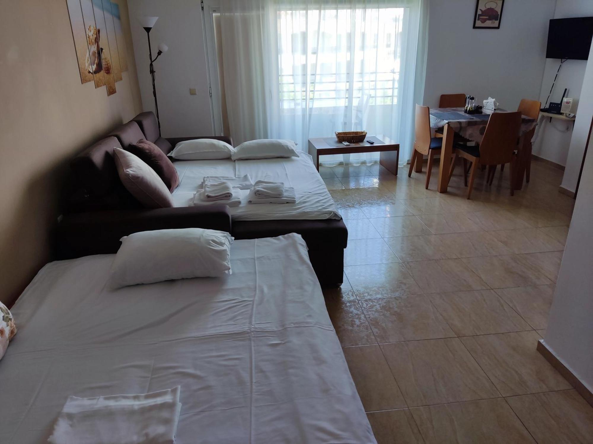 Charis Cozy Family Apart At Sun Village Complex Close To The Beach Napospart Szoba fotó